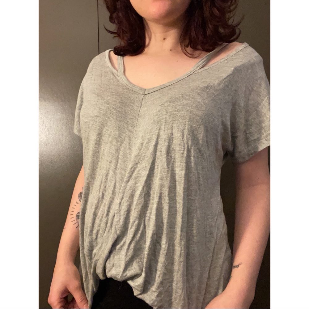 No Boundaries Gray Shirt